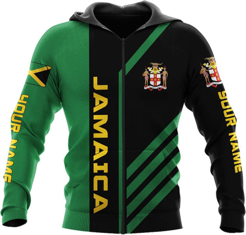 Personalized Jamaica Hoodie - Men & Women Jamaican Pride Shirt Gifts