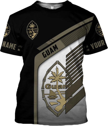 MoonArt Personalized Guam Shirt - Guahan Pride Tshirt for Men & Women - Guam Gifts Tee
