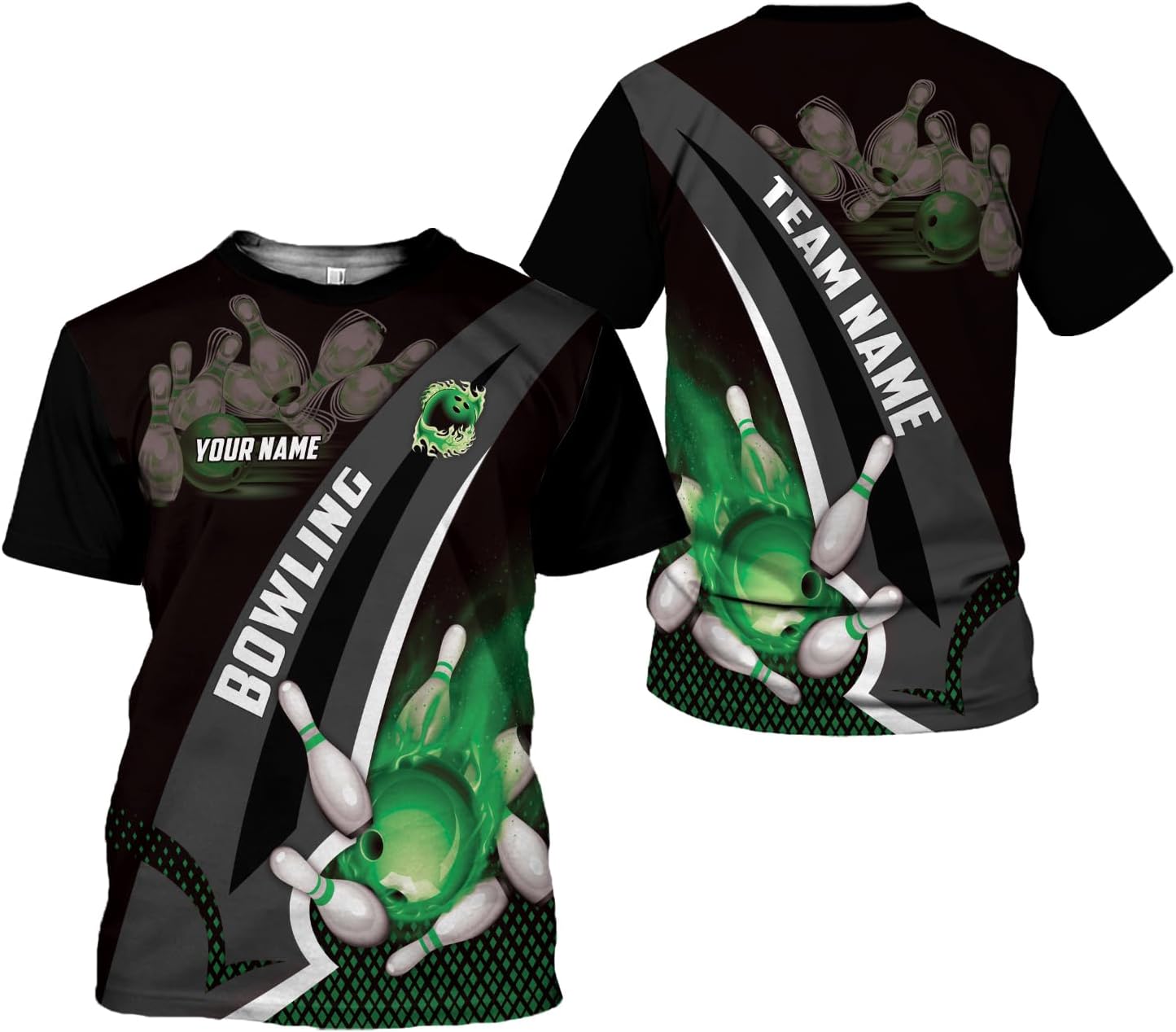 AOVL Custom Bowling Shirts for Men Bowling Shirts Bowling Shirts Unisex Bowling Jerseys for Men Custom Bowling Shirts for Men