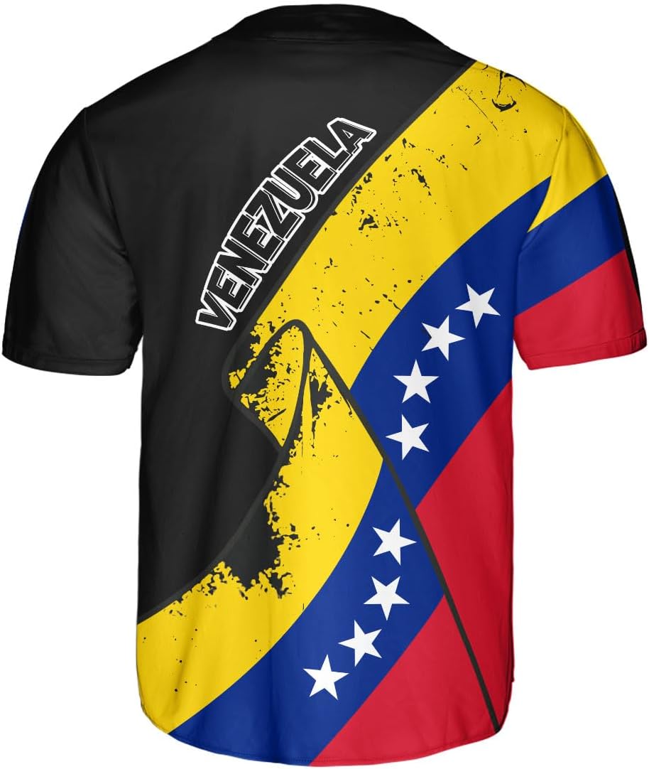 Parvii Personalized Venezuela Baseball Jersey, Camisa De Venezuela, Venezuela Shirt, Venezuelan Jersey Venezuela Shirts Men