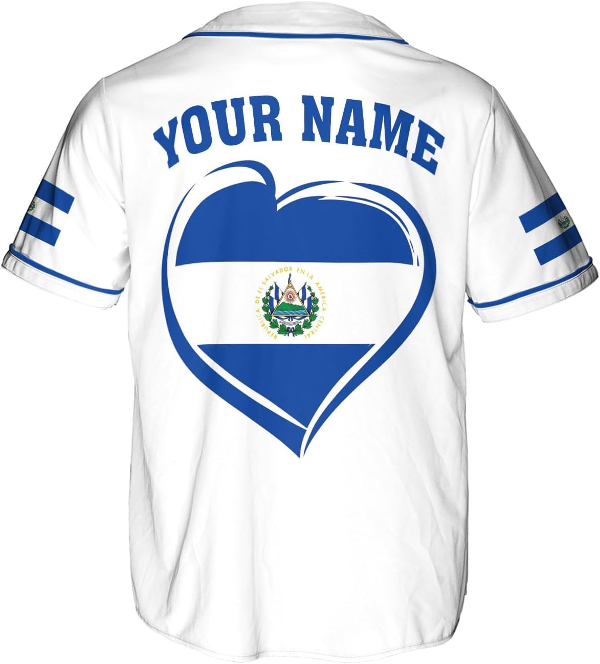 Parvii Personalized El Salvador Baseball Jersey - Proud El Salvador Shirt for Men