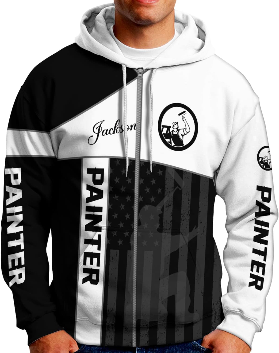 Personalized Name Painter Unisex Shirts 3D All Over Printed Sportwear Hoodie, TShirt, Zip Hoodie, Sweatshirt For Men Women