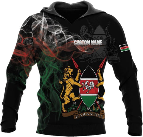Personalized Kenya Flag 3D Shirts - Kenyan Pride Gift