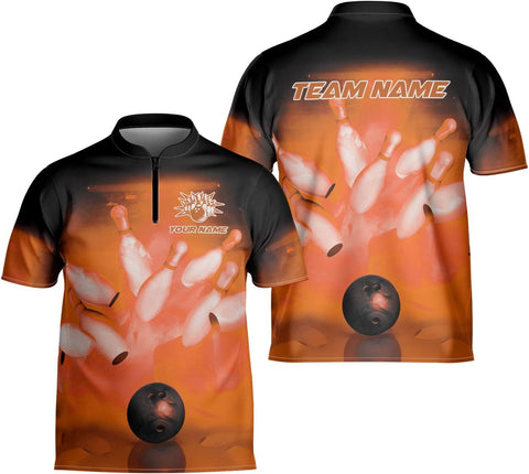 Personalized 3D Bowling Jersey Shirts Unisex Bowling Sport Shirts Short Sleeve Custom Team Shirts for Bowling Lovers