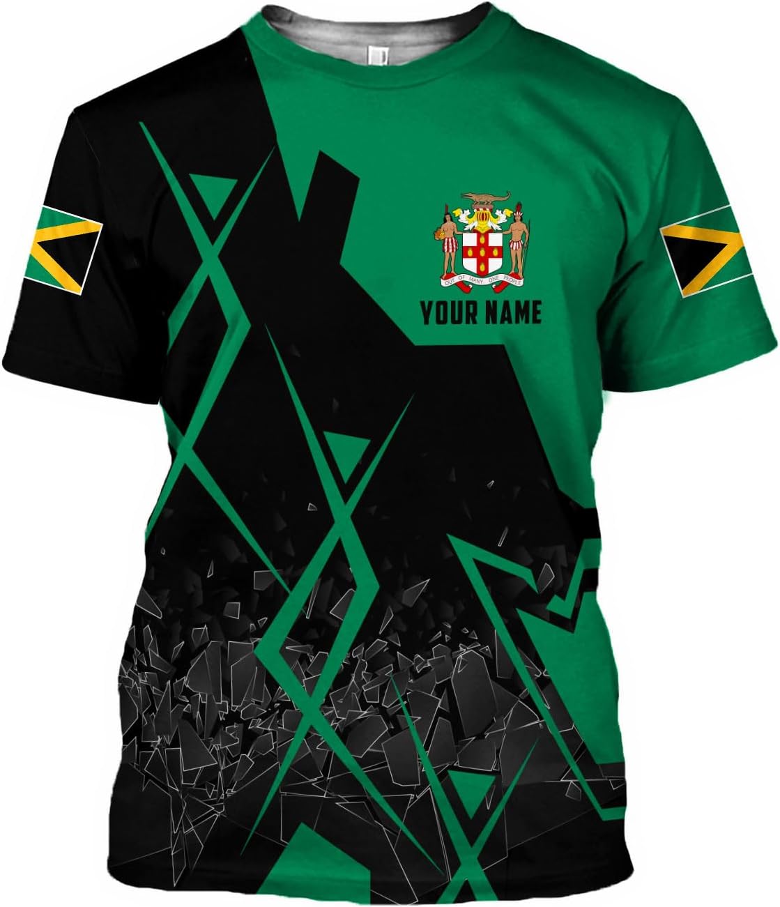 Personalized Jamaica Shirt Custom Jamaica Flag Lion Shirt for Men and Women, Jamaican Pride T-Shirt, Jamaica Tshirt Jamaicana
