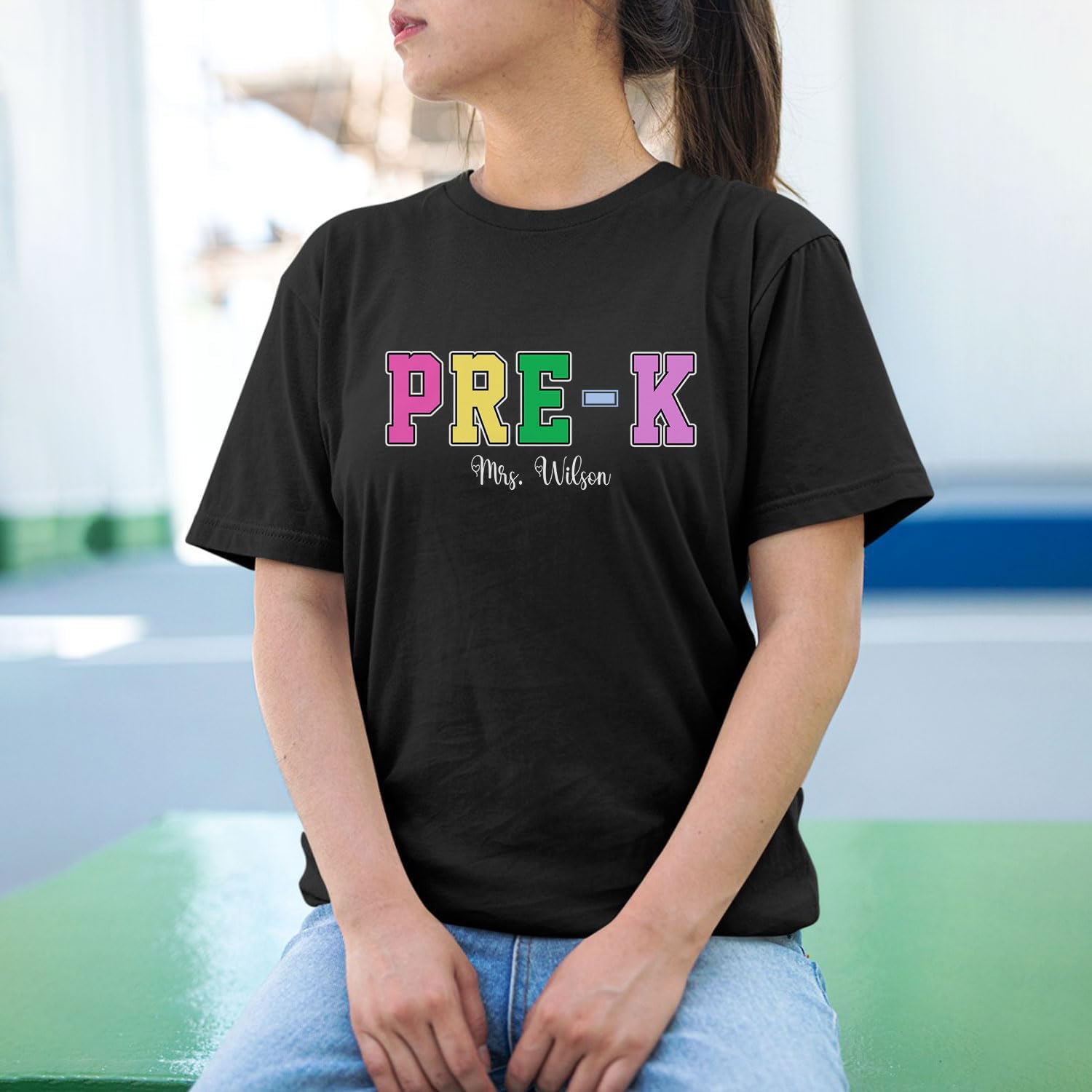 Personalized Teacher Shirt, Custom Teacher Name Shirt, Teacher Shirts for Women, Teacher Gift, Gift Idea for Teacher