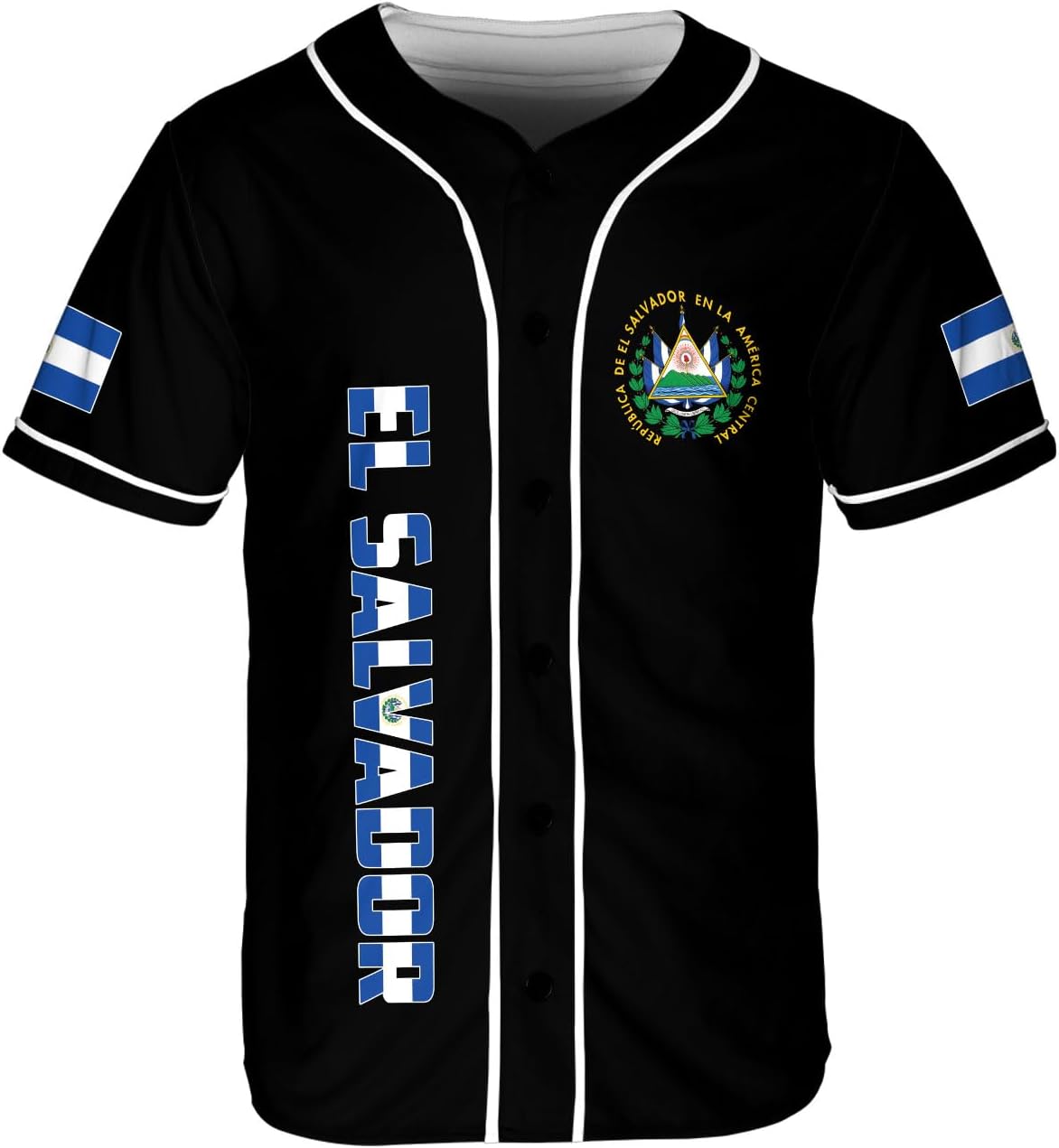 Parvii Personalized El Salvador Baseball Jersey - Proud El Salvador Shirt for Men