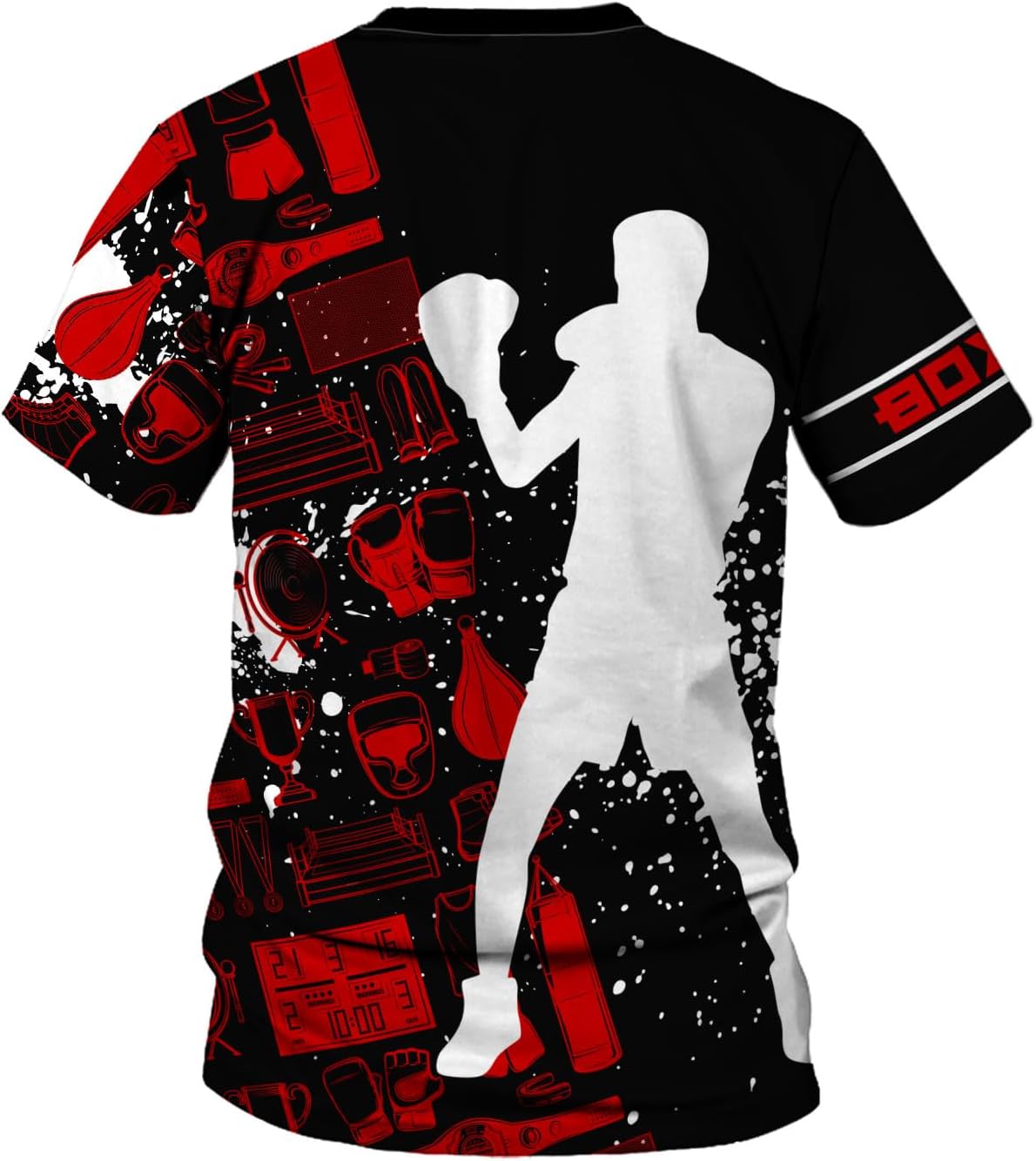 Personalized Boxing 3D Shirt, Boxing Shirts for Men Boxing T Shirts Women Boxing Tee Shirt Gifts for Boxing Lovers (HD385)