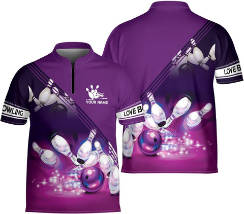 Ligthuy Personalized Bowling Jersey 3D, Bowling Shirts for Team, Bowling Shirt Unisex for Men Women, Bowling Shirts for Men