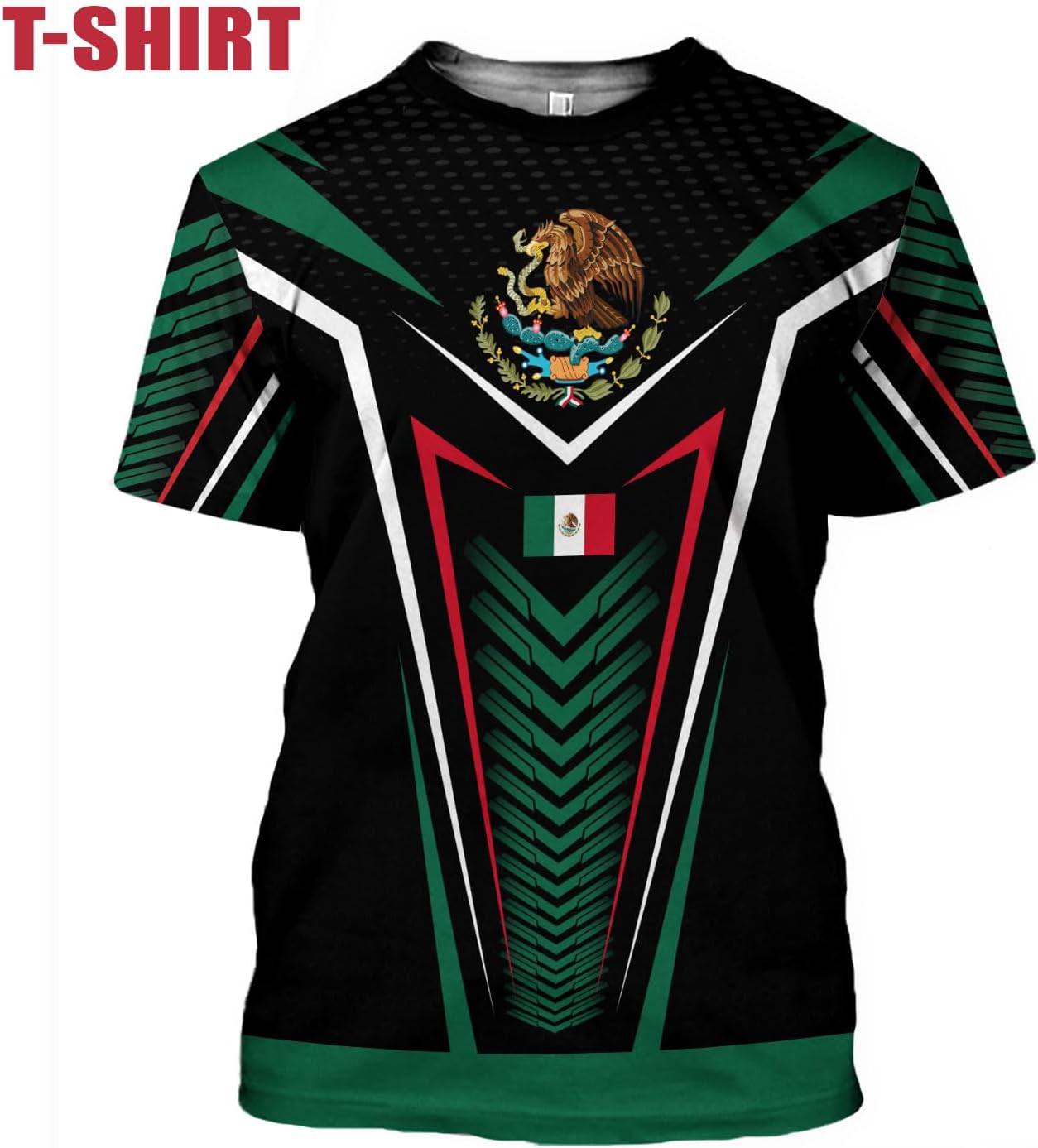 Mostprints Personalized Name Mexican Shirts for Men 3D, Customized Mexico Shirts for Men, Mexico Shirts for Women Mexico Shirt1