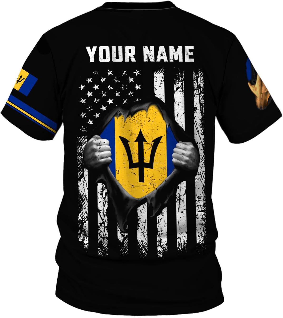 Parvii Personalized Barbados Shirts for Men & Women, Barbados Flag Shirt Barbados Tshirt, Barbados Shirt Barbados Souvenirs