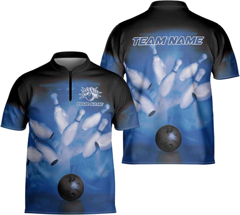 Personalized 3D Bowling Jersey Shirts Unisex Bowling Sport Shirts Short Sleeve Custom Team Shirts for Bowling Lovers