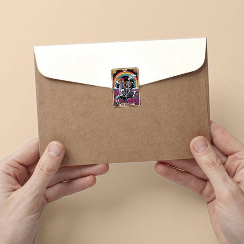 3 Pcs The Audacity Sticker, Skeleton Sticker, Tarot Sticker, Mystery Sticker Flower Sticker Floral Mysterious Bookish Tarot Card Sticker for Laptop Phone Water Bottle Cars Phone Case Laptop 3"x3"