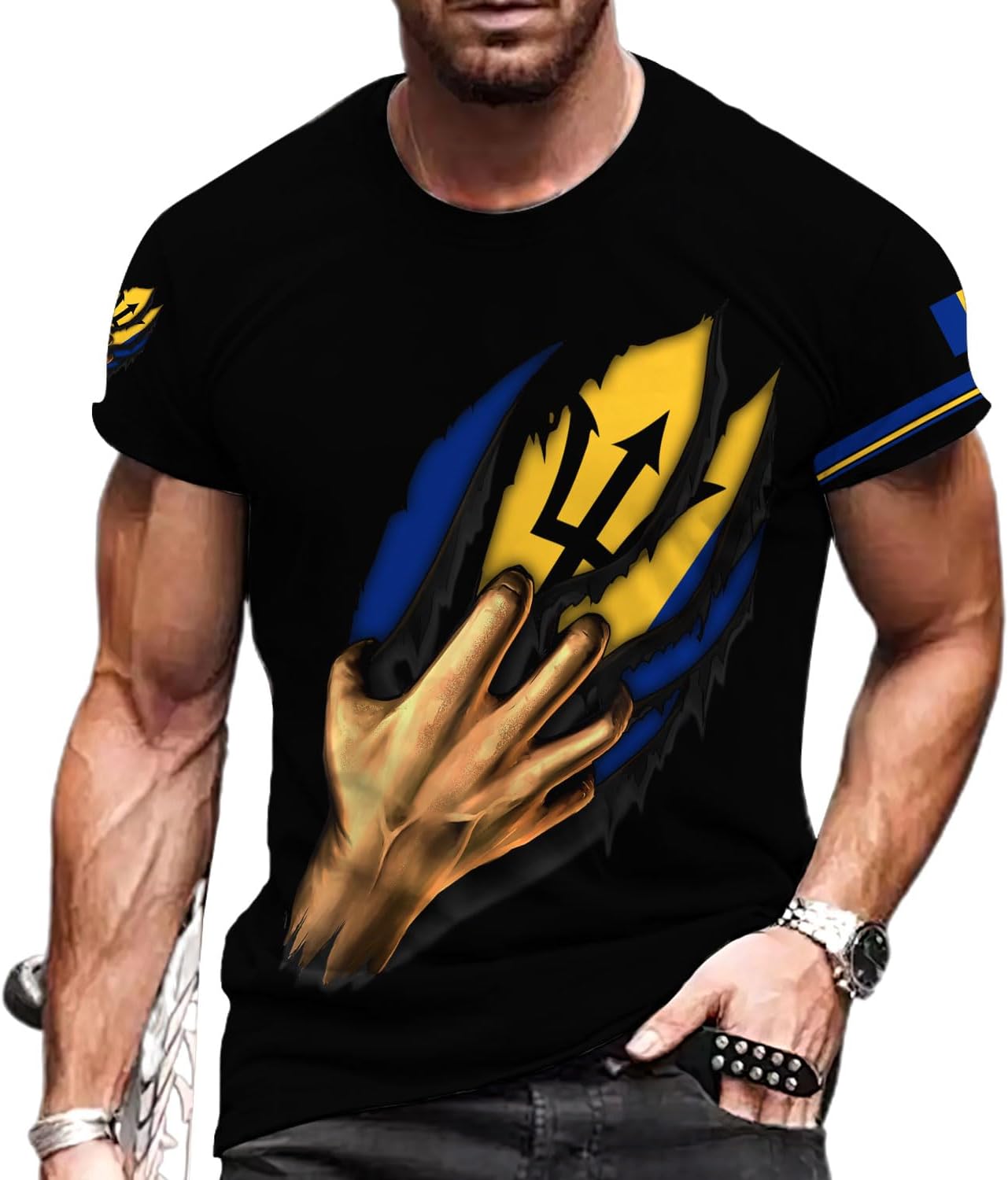 Parvii Personalized Barbados Shirts for Men & Women, Barbados Flag Shirt Barbados Tshirt, Barbados Shirt Barbados Souvenirs