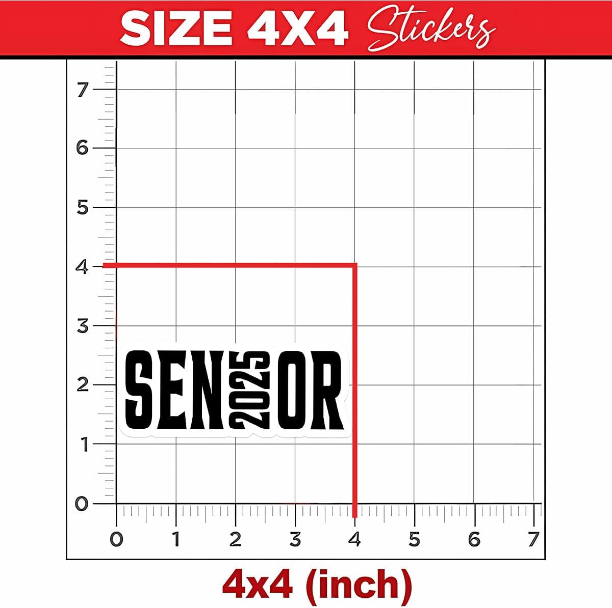 3 Pcs Senior 2025 Stickers, Senior Stickers, Senior Car Decorations Class of 2025, Senior Year 2025 - Stickers for Laptop Water Bottle Phone Car Window Helmet Vinyl Stickers 3 Inches (4x4)