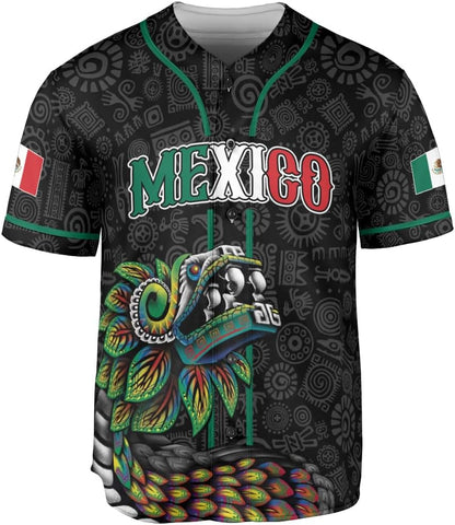 RoyalBro Personalized Mexico Baseball Jersey, Mexican Jersey for Men & Women, Mexican Flag Jersey, Mexico Shirt Camisa