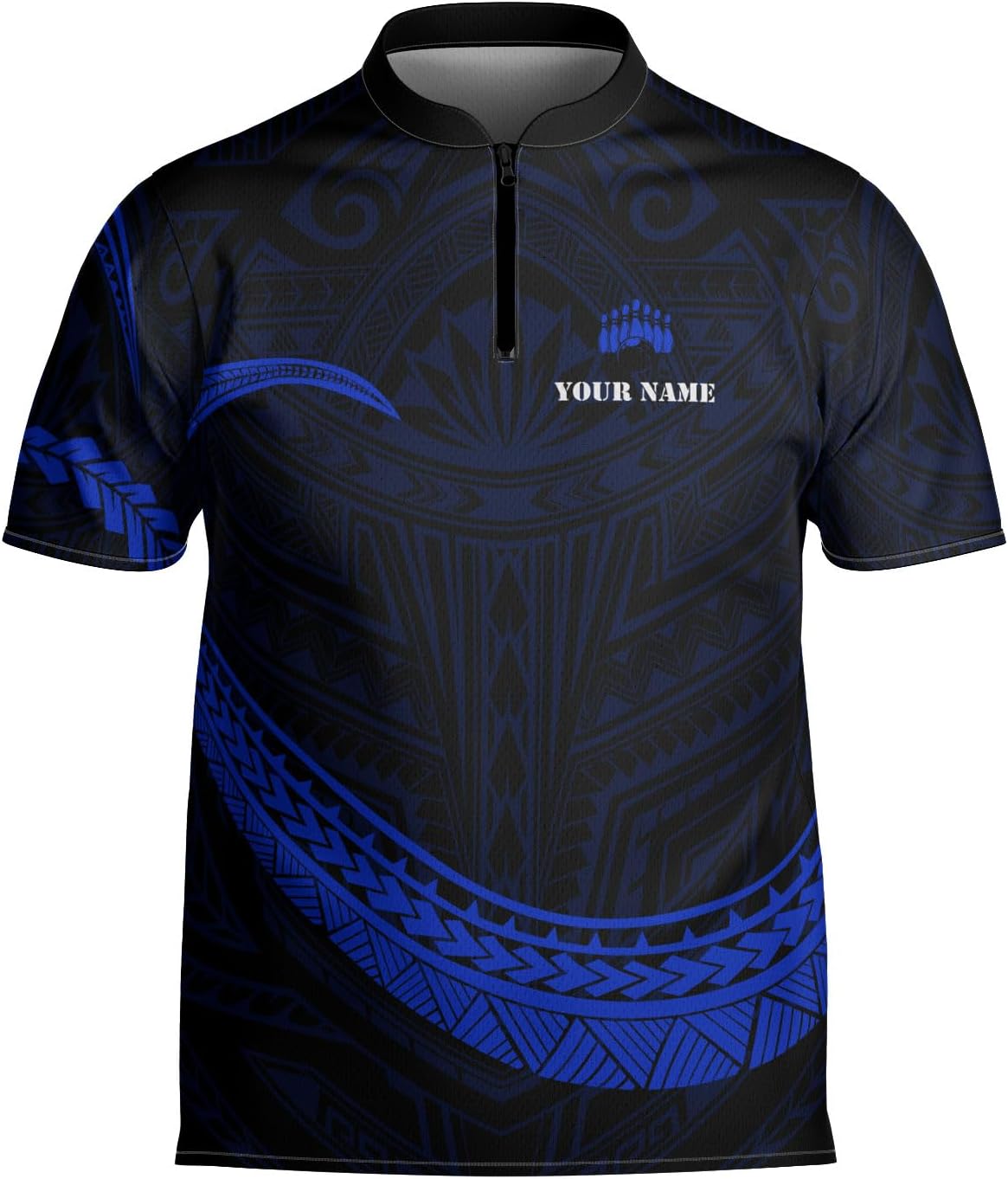 Pretyprints Personalized Name Bowling Baseball Jersey, Bowling Shirts for Men, Bowling Jerseys for Team, Bowling Shirts