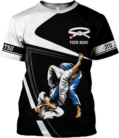 Personalized Jiu Jitsu 3D Shirts for Men, Women Jiu Jitsu Shirt, Jiu Jitsu Gifts, Jiu Jitsu T Shirt, Jujitsu Gifts (HD299)