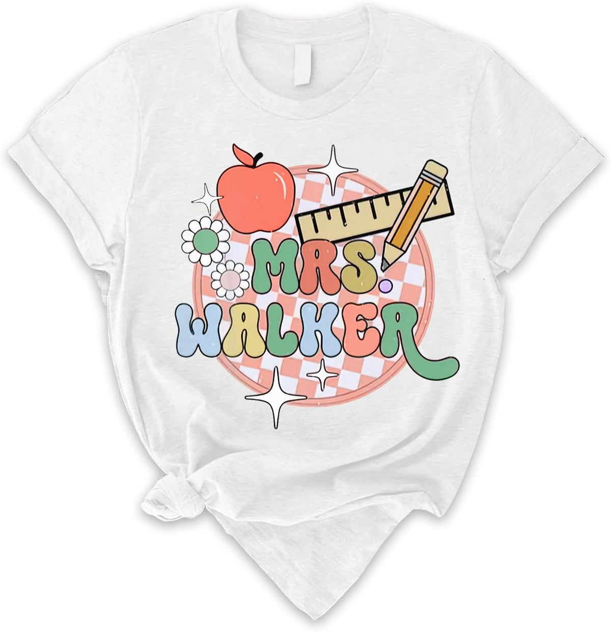Personalized Teacher Shirt, Custom Teacher Name Shirt, Teacher Shirts for Women, Teacher Gift, Gift Idea for Teacher