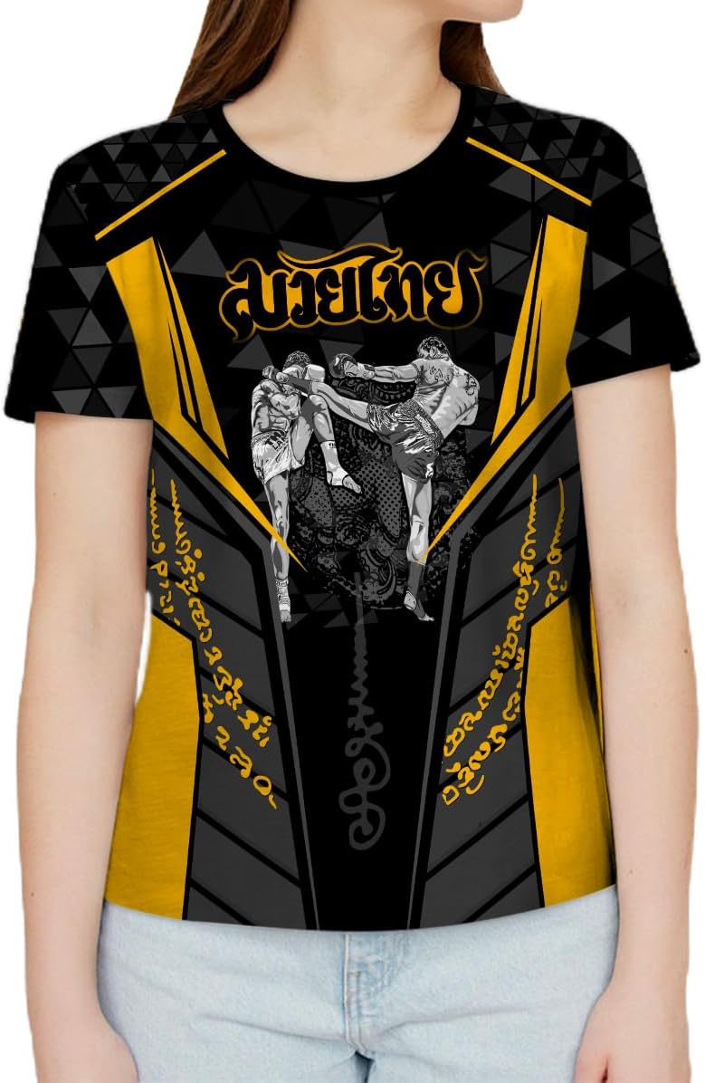 Mostprints Personalized Muay Thai Shirt 3D, Custom Name Muay Thai Shirts for Men, Muay Thai Unisex Shirt size S-5XL