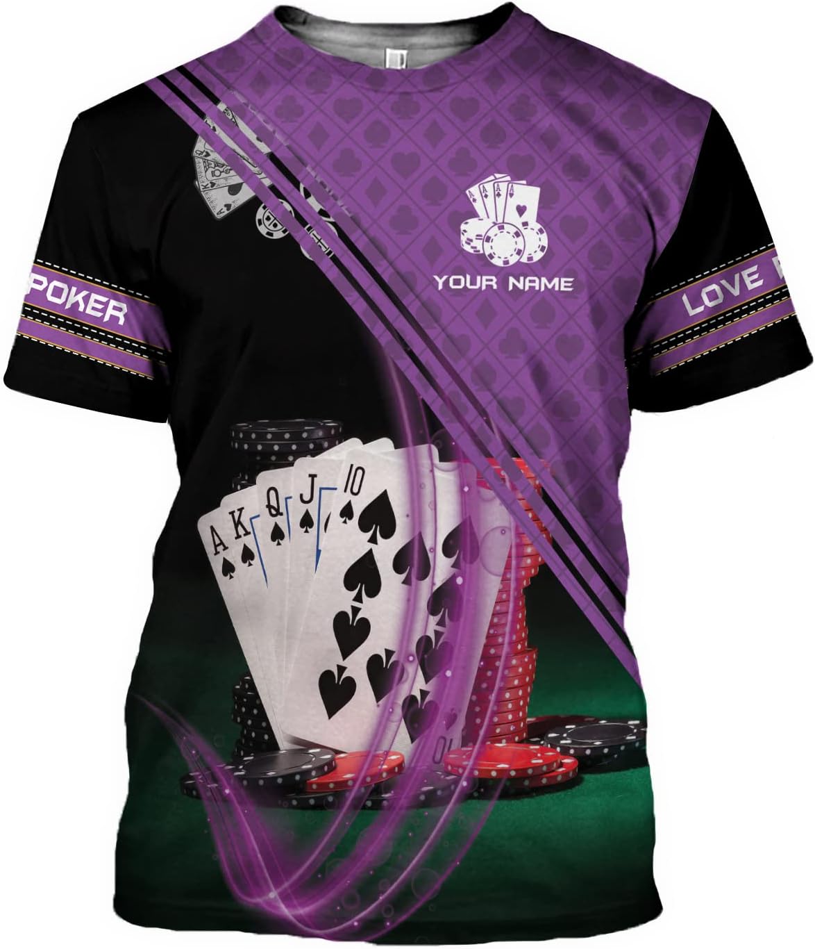 Royal Fight Personalized Poker Shirt 3D Funny Poker Shirt for Men Casino Poker Shirt Gifts Men Women Funny Poker Gift