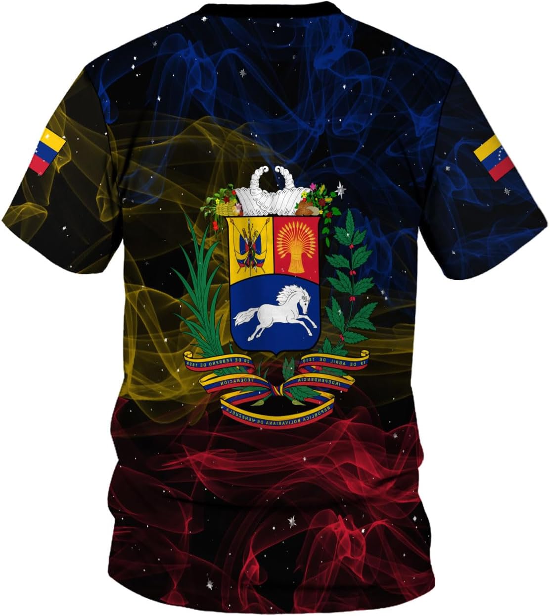 Royal Fight Personalized Coat of Arms Shirt with Venezuela Flag - Pride Shirts for Men & Women