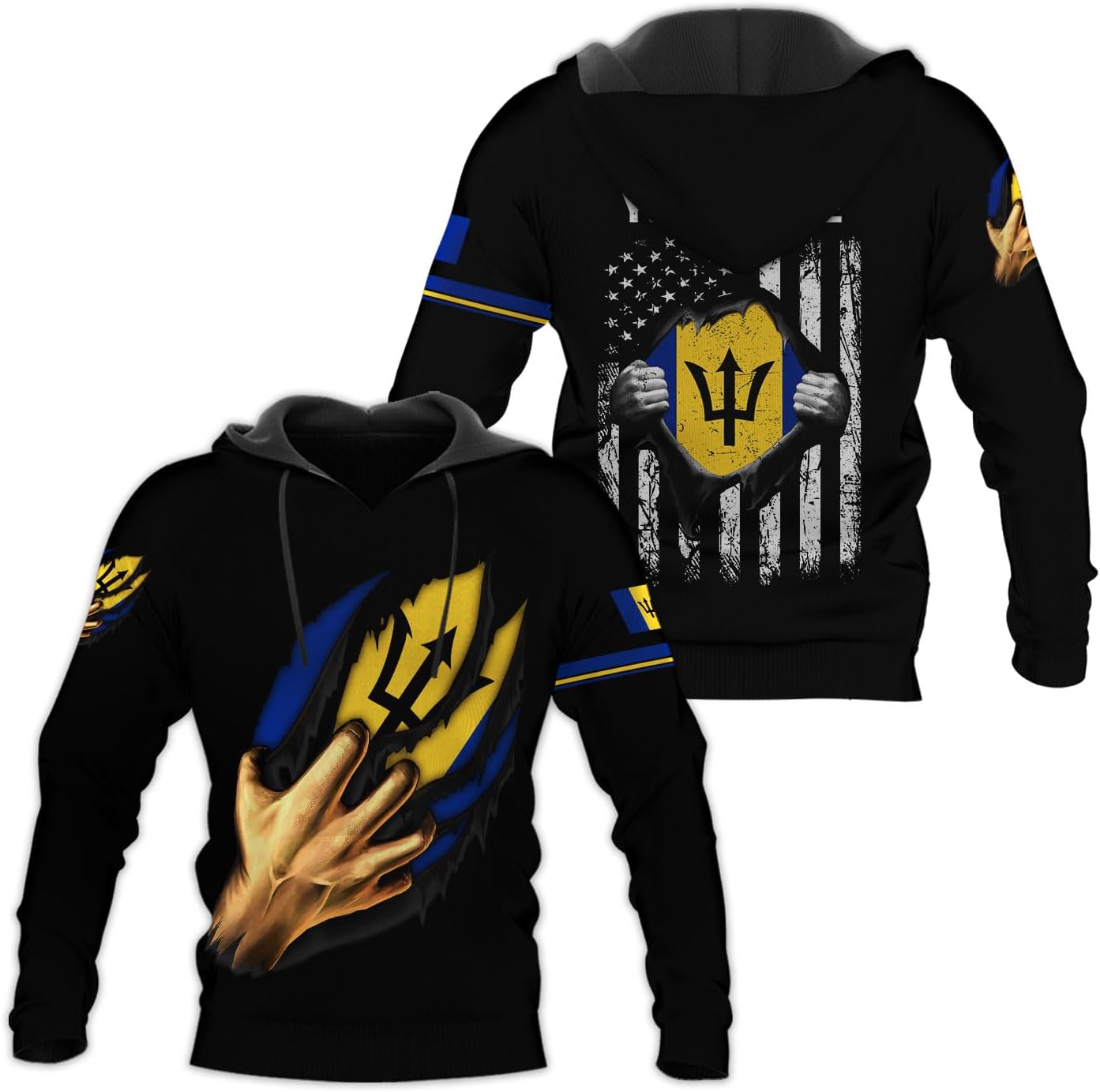 Parvii Personalized Barbados Shirts for Men & Women, Barbados Flag Shirt Barbados Tshirt, Barbados Shirt Barbados Souvenirs