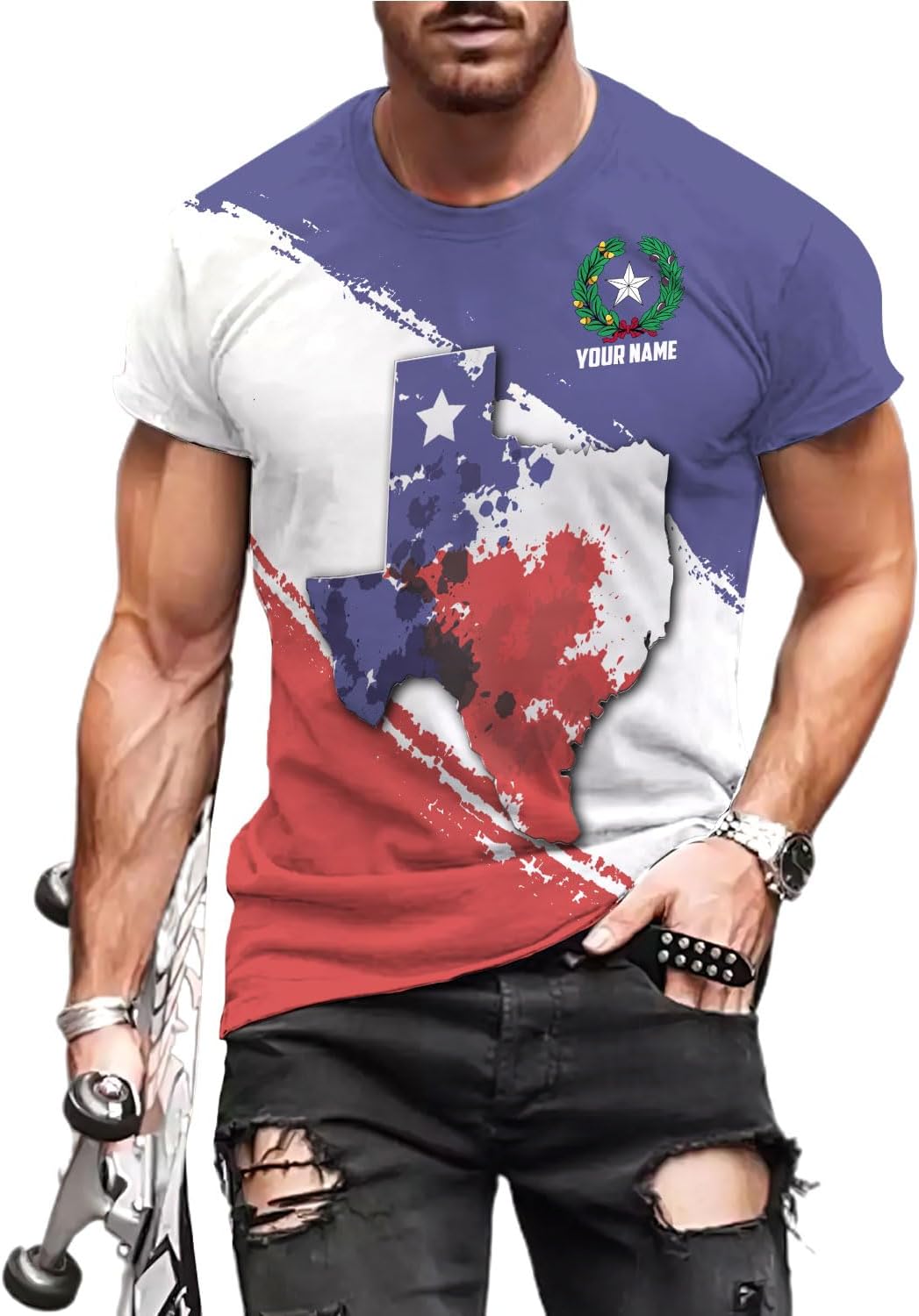 Mostprints Personalized Texas Flag Shirt and Map Dont Mess with Texas Customize Name Texas Shirts for Men Women Adult Size