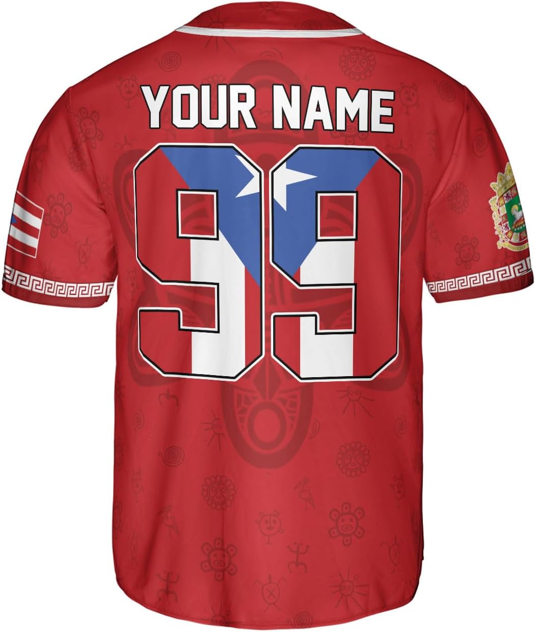 Personalized Puerto Rico Baseball Shirt,Customized Team Name Puerto Rican Baseball Jersey for Men,Women S-5XL