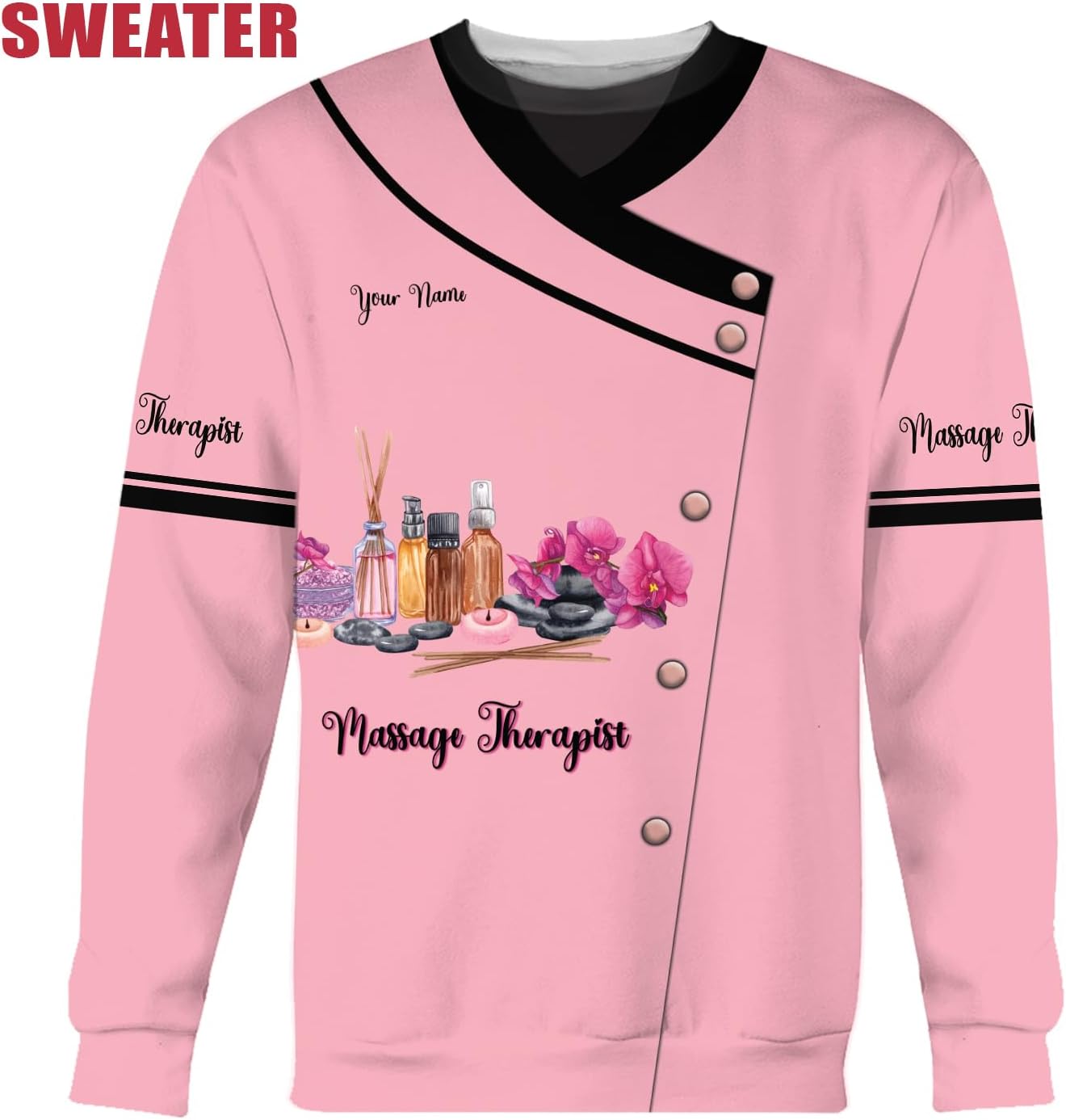 Personalized Massage Therapist Women's T-Shirt - Spa Uniform, Gift