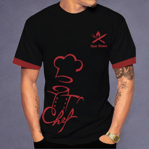 Personalized Chef Shirt, Chef Shirts for Men Chef Shirts for Women, Chef Clothes Gifts for a Chef, Chef Tee Shirts (HD338)