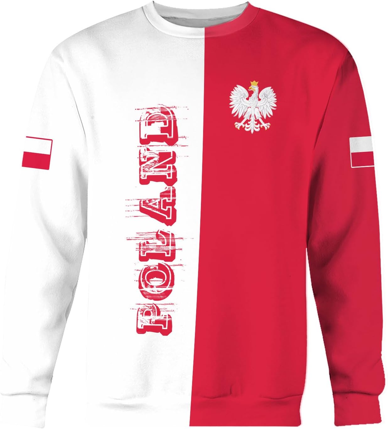 Parvii Personalized Poland Shirt Women & Men, Polska Tshirt Women Poland Shirt 3D, Poland Pride Shirts, Polish Eagle Polska