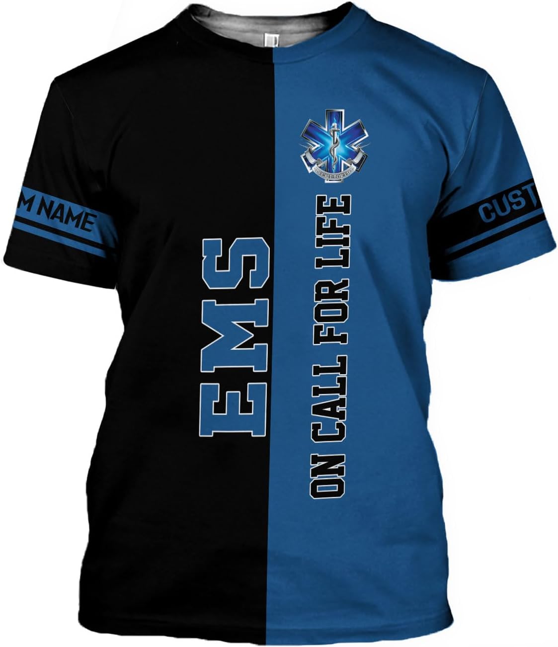 Leeprints Personalized EMT Hoodie EMS Sweatshirt Custom EMS Zip Hoodie Paramedic Uniform Emergency Medical Technician Shirts