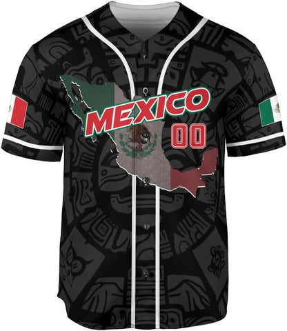 Mostprints Custom Mexico Baseball Jerseys Mexican Eagle & Flag Shirt for Teams, Mexico Shirts for Men & Women Size S-5XL