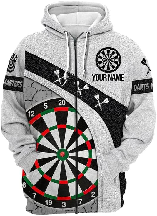 Personalized 3D Dart Shirts for Men, Dart Tshirts for Team, Dart League T-Shirt, Dart Gift, Graphic Darts Print Short Sleeve