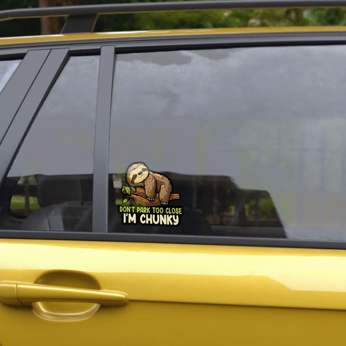 3 Pcs Don't Park Too Close I'm Chunky Sticker, Dont Park Too Close Im Chunky Car Sticker, Don't Park Too Close I'm Chunky Car Decal Funny Chunky Stickers for Car Truck Laptop Phone Helmet 5" (C3)