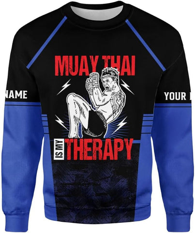 MAPrints Personalized Name Boxing Hoodies, Muay Thai Pride Sweatshirt