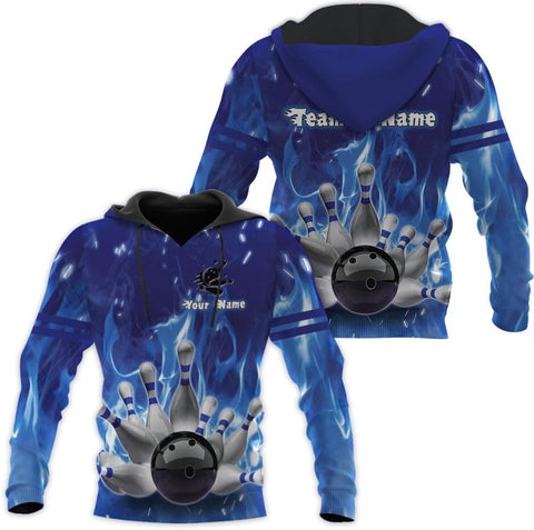 Pretyprints Personalized Bowling Shirt - Custom Bowling Gift for Women & Men