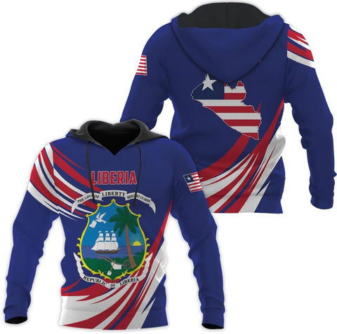 Royal Fight Personalized Liberia Shirts Liberian Pride Flag Shirt Liberia Flag Shirts Liberia Flag Gift T-Shirt for Men Women
