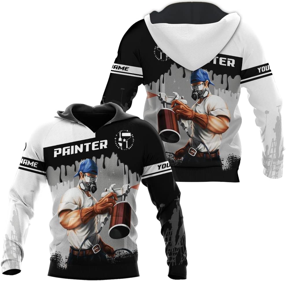 Personalized Name Painter Unisex Shirts 3D All Over Printed Sportwear Hoodie, TShirt, Zip Hoodie, Sweatshirt For Men Women