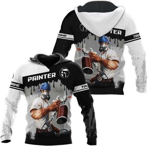 Personalized Name Painter Unisex Shirts 3D All Over Printed Sportwear Hoodie, TShirt, Zip Hoodie, Sweatshirt For Men Women