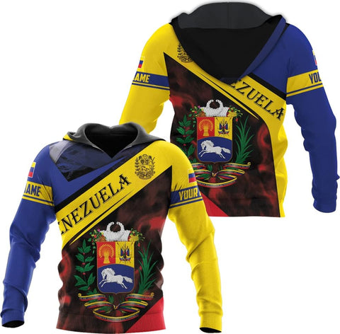 Personalized Name Venezuela Shirt, Flag Venezuelan Pride Roots T-Shirt, Sweatshirt, Zip Hoodies Gift for Men and Women