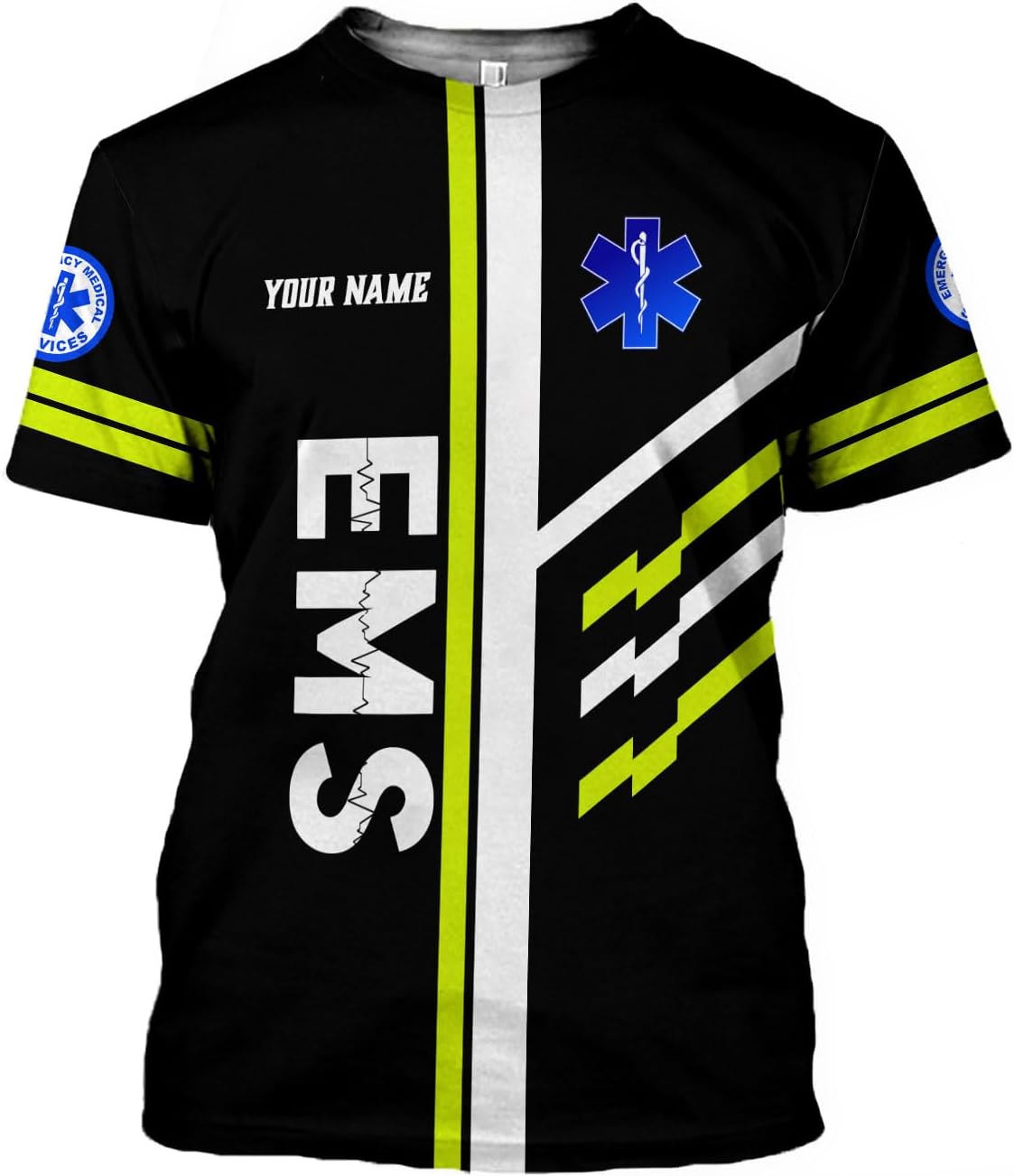 Podagree Personalized EMT Shirt, EMS Shirt, Customized EMS Shirts,EMT Paramedic Uniform Emergency Medical Technician Shirts