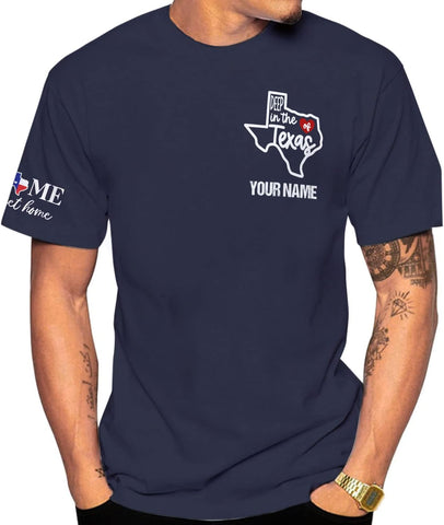 HomeDesign Personalized Name Texas Flag and Map Dont Mess with Texas Shirts 3D Unisex Shirt for Men Women Adult Size S-5XL