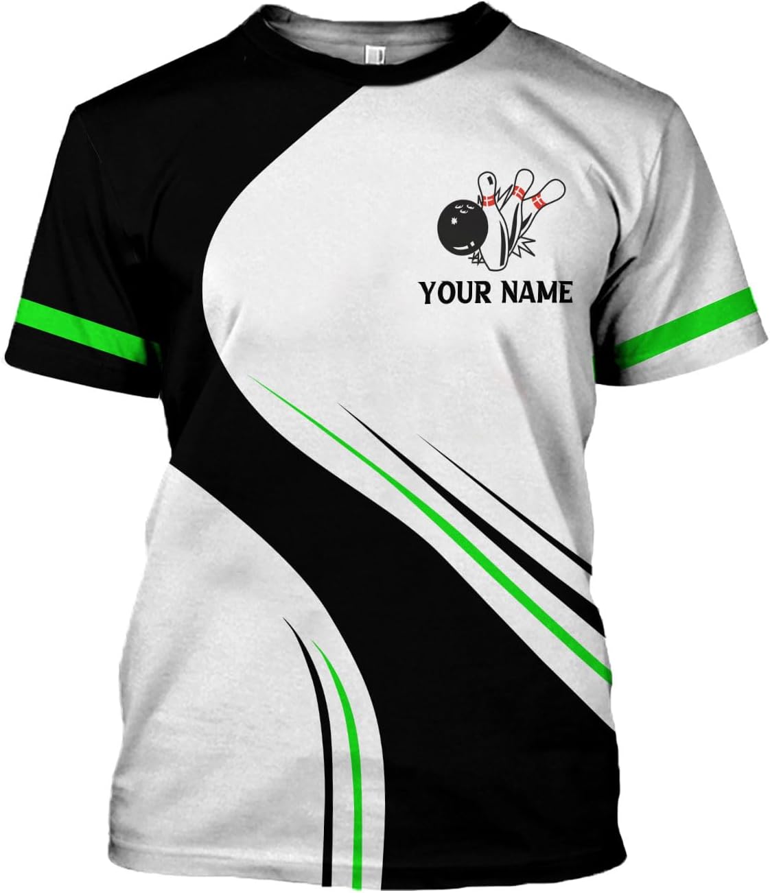 Podagree Personalized Name Bowling Shirts for Men and Women 3D, Bowling Shirts for Team Bowling, Bowling Shirts Gift