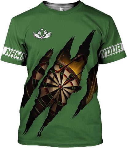 HomeDesign Personalized Dart Shirts, Darts Shirts for Men, Dart Jerseys for Teams, Dartboard Players Shirt Darts Board Gift