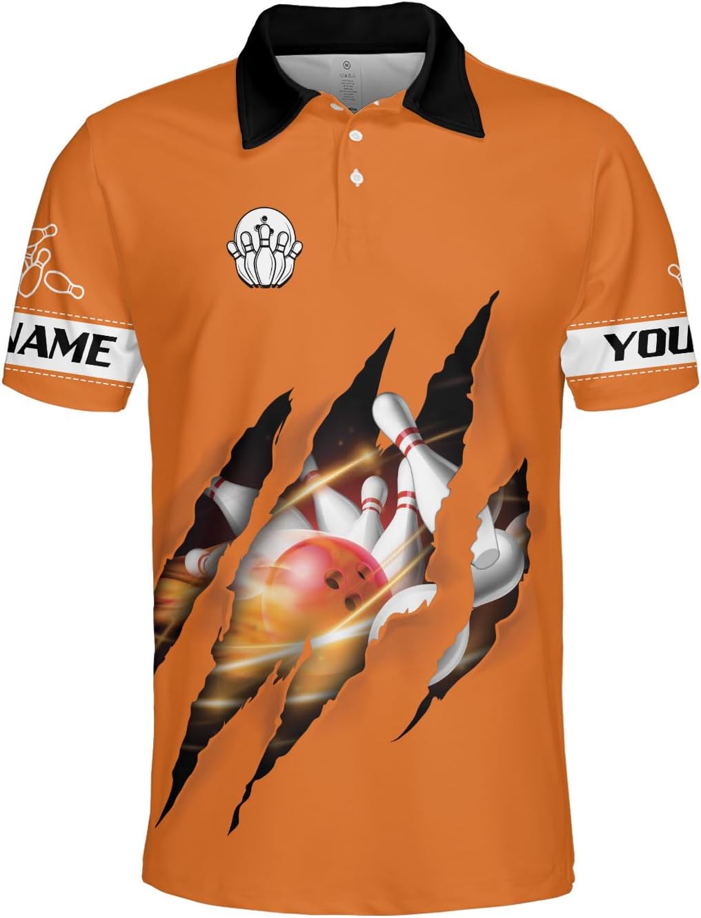 Custom Bowling Polo Shirt Personalized 3D Team Name Bowling Shirts for Men Women Jersey Unisex Bowler Short Sleeve Gift Tee