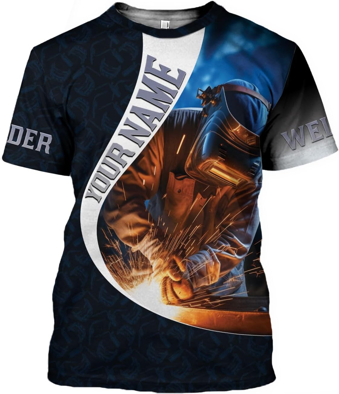 MAPrints Personalized Welder Hoodies, Welder 3D Hoodie Welding Shirt Hoodie, Tshirt, Zip Hoodie, Sweatshirt For Men Women (WD 10)