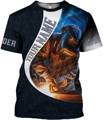 MAPrints Personalized Welder Hoodies, Welder 3D Hoodie Welding Shirt Hoodie, Tshirt, Zip Hoodie, Sweatshirt For Men Women (WD 10)