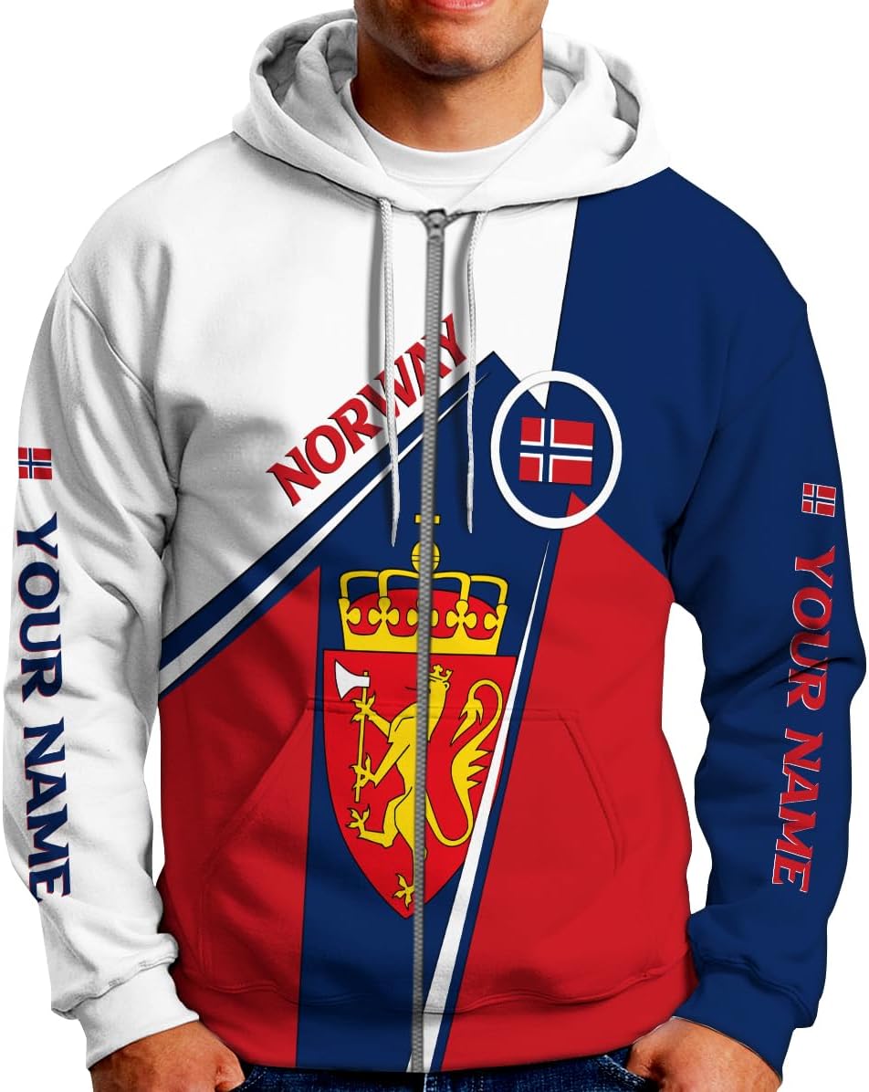 Personalized Norway Shirts, Norway Flag Pride T-Shirt, Norwegian Shirt for Men, Norway Short Sleeves T-Shirt S-5XL (NW 9)